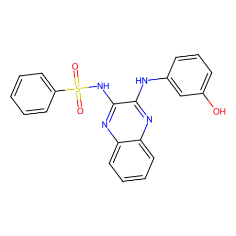 WAY-613473,N-[3-[(3-Hydroxyphenyl)amino]-2-quinoxalinyl]benzenesulfonamide