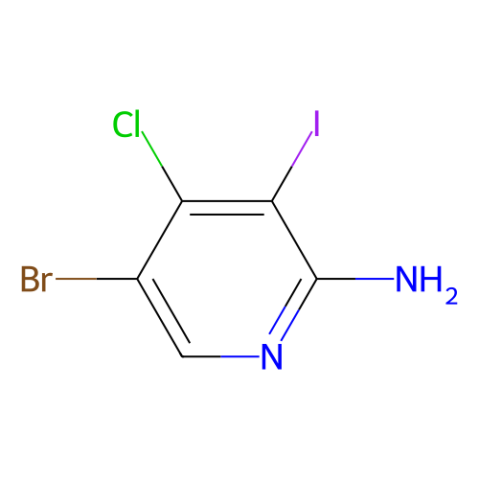 5-溴-4-氯-3-碘-2-吡啶胺,5-Bromo-4-chloro-3-iodopyridin-2-amine