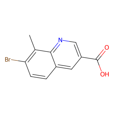 7-溴-8-甲基喹啉-3-羧酸,7-Bromo-8-methylquinoline-3-carboxylic acid