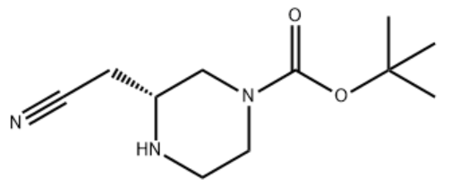 (R)-3-(氰基甲基)哌嗪-1-羧酸叔丁酯,tert-Butyl (R)-3-(cyanomethyl)piperazine-1-carboxylate