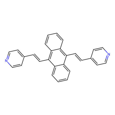 9,10-二-β-(4-吡啶基)乙烯基蒽,9,10-di-β-(4-pyridyl) vinylanthracene