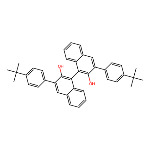 (1S)-3,3'-二[4-(1,1-二甲基乙基)苯基][1,1'-联萘]-2,2'-二醇,(S)-3,3'-Bis(4-tert-butylphenyl)-1,1'-bi-2-naphthol