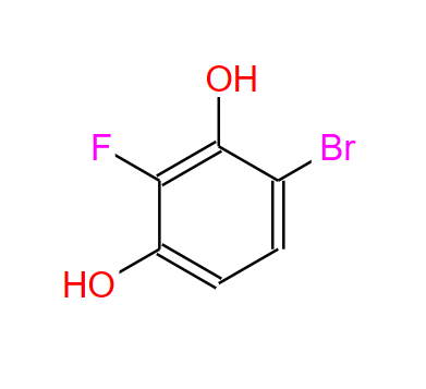 4-溴-2-氟-1,3-苯二醇,1,3-Benzenediol, 4-bromo-2-fluoro-