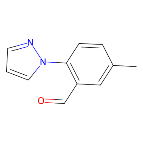5-甲基-2-（1H-吡唑-1-基）苯甲醛,5-methyl-2-(1H-pyrazol-1-yl)benzaldehyde