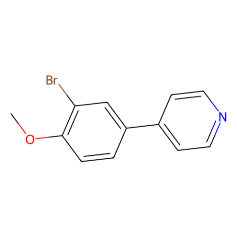 4-(3-溴-4-甲氧基苯基)吡啶,4-(3-Bromo-4-methoxyphenyl)pyridine