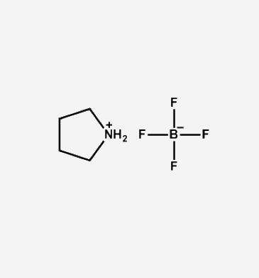吡咯烷四氟硼酸盐,Pyrrolidinium tetrafluoroborate