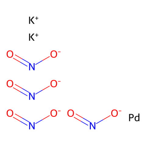 四硝基钯酸钾（II）,Potassium tetranitropalladate(II)