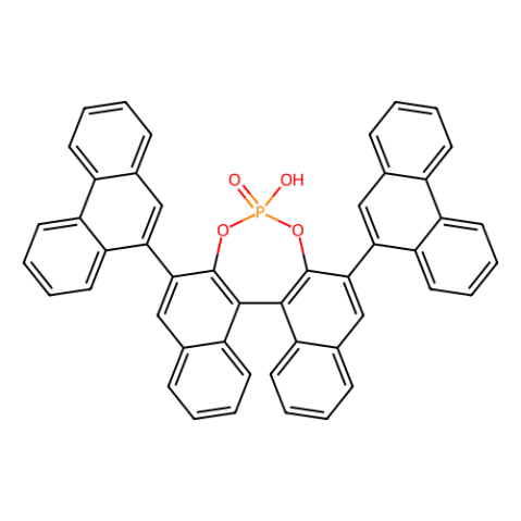 (R)-3,3'-二-9-菲基-1,1'-联萘酚磷酸酯,(11bR)-2,6-Di-9-phenanthrenyl-4-hydroxy-4-oxide-dinaphtho[2,1-d:1',2'-f][1,3,2]dioxaphosphepin