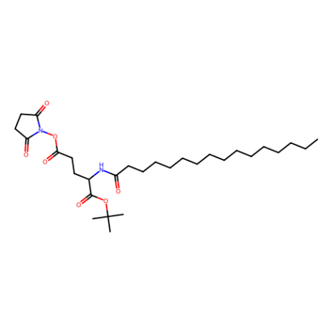 N-棕櫚酰-L-谷氨酸1-叔丁基5-(N-琥珀酰亞胺)酯,N-Palmitoyl-L-glutamic Acid 1-tert-Butyl 5-(N-Succinimidyl) Ester