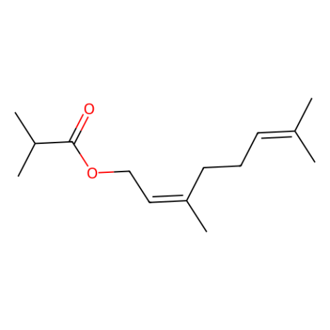 2-甲基丙酸-3,7-二甲基-2,6-辛二醇酯,3,7-Dimethyl-2,6-octadienyl isobutyrate