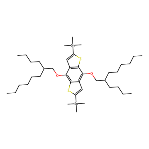 4,8-双(2-丁基正辛基氧代)-2,6-双(三甲锡基)苯并[1,2-b:4,5-b']二噻吩,4,8-Bis(2-butyl-n-octyloxy)-2,6-bis(trimethylstannyl)benzo[1,2-b:4,5-b']dithiophene