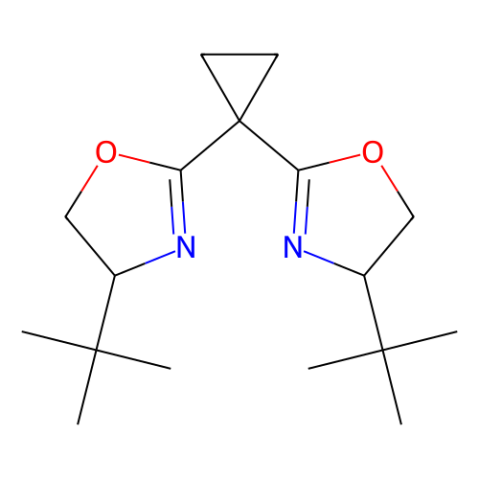 (4S,4'S)-2,2'-环丙亚基双[4-叔丁基-4,5-二氢噁唑],(4S,4''S)-2,2''-Cyclopropylidenebis[4-tert-butyl-4,5-dihydrooxazole]