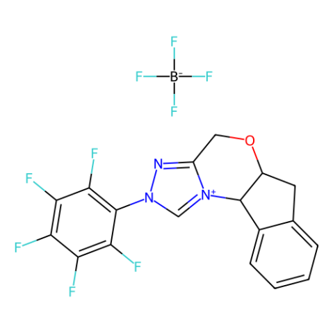 5a(S),10b(R)-5a,10b-二氢-2-(五氟苯基)-4H,6H-茚并[2,1-b][1,2,4]三唑并[4,,3-D][1,4]醇四氟硼酸恶嗪,5a(S),10b(R)-5a,10b-dihydro-2-(pentafluorophenyl)-4H,6H-indeno[2,1-b][1,2,4]triazolo[ 4,,3-D][1,4]alcohol tetrafluoroborate oxazine