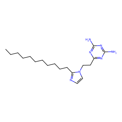 2,4-二氨基-6-[2-(2-十一烷基-1-咪唑基)乙基]-1,3,5-三嗪,2,4-Diamino-6-[2-(2-undecyl-1-imidazolyl)ethyl]-1,3,5-triazine