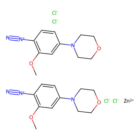 2-甲氧基-4-吗啉代苯重氮氯化锌复盐,2-Methoxy-4-morpholinobenzenediazonium chloride zinc chloride double salt