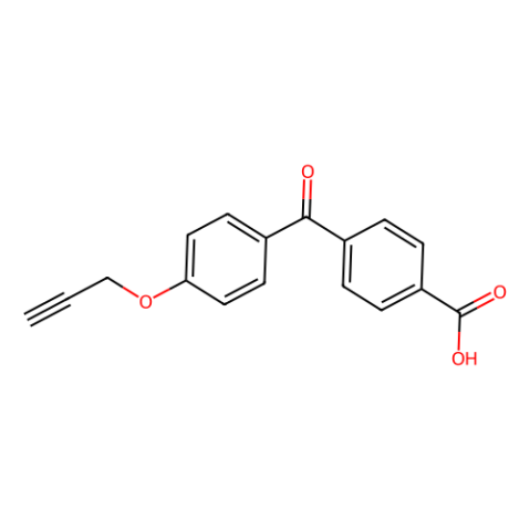 4-(4-(丙-2-炔-1-丙氧基)苯并yl)苯甲酸,4-(4-(Prop-2-yn-1-yloxy)benzoyl)benzoic acid