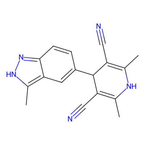 2,6-二甲基-4-（3-甲基-1H-吲唑-5-基）-1,4-二氫吡啶-3,5-二甲腈（BAY-474）,2,6-Dimethyl-4-(3-methyl-1H-indazol-5-yl)-1,4-dihydropyridine-3,5-dicarbonitrile(BAY-474)