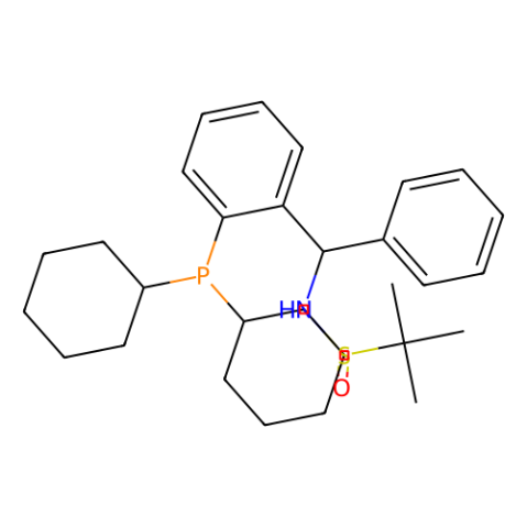 [S(R)]-N-[(R)-[2-(二环己基膦)苯基]苯甲基]-2-叔丁基亚磺酰胺,[S(R)]-N-[(R)-[2-(Dicyclohexylphosphino)phenyl]phenylmethyl]-2-methyl-2-propanesulfinamide