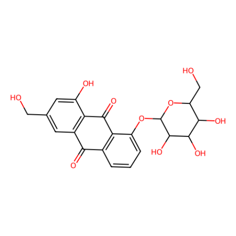 芦荟大黄素-8-O-葡萄糖苷,Aloe Emodin 8-Glucoside
