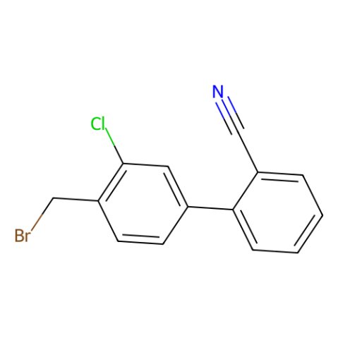 4'-（溴甲基）-3'-氯-[1,1'-联苯]-2-甲腈,4′-(Bromomethyl)-3′-chloro-[1,1′-biphenyl]-2-carbonitrile