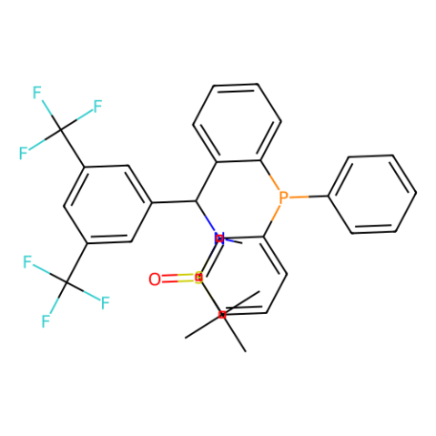 [S(R)]-N-[(S)-[3,5-双(三氟甲基)苯基][2-(二苯基膦)苯基]甲基]-N-甲基-2-叔丁基亚磺酰胺,[S(R)]-N-[(S)-[3,5-Bis(trifluoromethyl)phenyl][2-(diphenylphosphino)phenyl]methyl]-N,2-dimethyl-2-propanesulfinamide