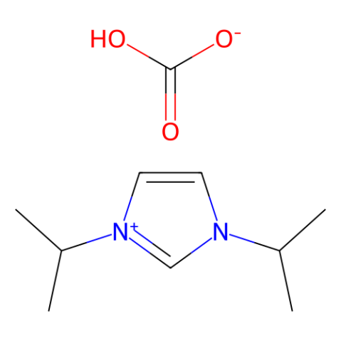 1,3-二异丙基咪唑鎓碳酸氢盐 (含有数量不等的1,3-二异丙基咪唑鎓-2-羧酸盐),1,3-Diisopropylimidazolium Hydrogencarbonate (contains varying amounts of 1,3-Diisopropylimidazolium-2-carboxylate)