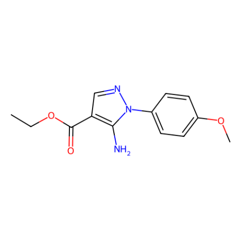 5-氨基-1-(4-甲氧基苯基)吡唑-4-羧酸乙酯,Ethyl 5-amino-1-(4-methoxyphenyl)pyrazole-4-carboxylate