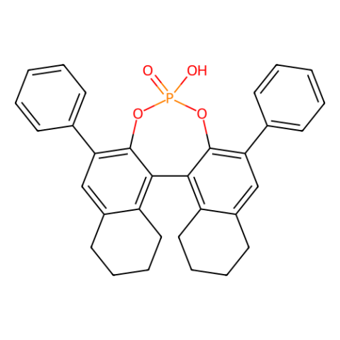 (R)-3,3'-二苯基-5,5',6,6',7,7',8,8'-八氢-1,1'-联萘酚磷酸酯,(11bR)-8,9,10,11,12,13,14,15-Octahydro-4-hydroxy-2,6-diphenyl-4-oxide-dinaphtho[2,1-d:1'',2''-f][1,3,2]dioxaphosphepin