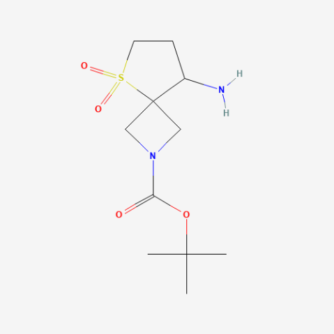 2-Boc-8-氨基-5-硫雜-2-氮雜螺[3.4]辛烷5,5-二氧化物 鹽酸鹽,tert-Butyl 8-amino-5-thia-2-azaspiro[3.4]octane-2-carboxylate 5,5-dioxide hydrochloride