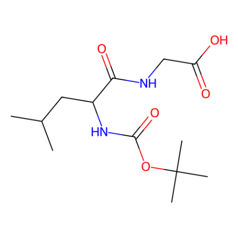 (S)-2-(2-((叔丁氧基羰基)氨基)-4-甲基戊酰胺)乙酸,Boc-Leu-Gly-OH