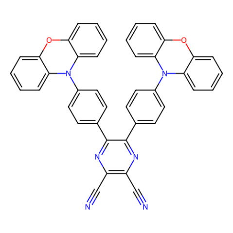 5,6-双[4-(N-吩噁嗪)苯基]-2,3-二氰基吡嗪,5,6-Bis[4-(N-phenoxazine)phenyl]-2,3-dicyanopyrazine