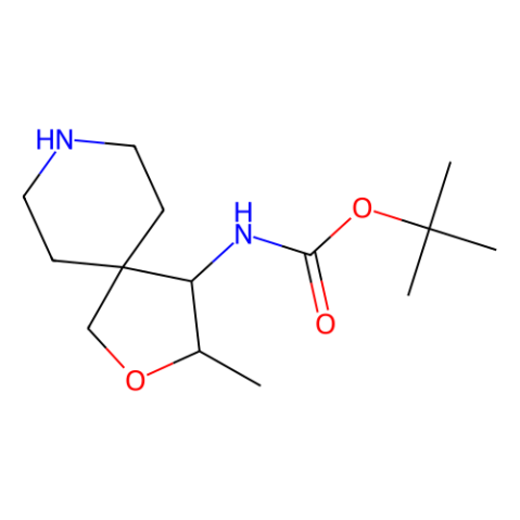 叔丁基((3S,4S)-3-甲基-2-氧杂-8-氮杂螺[4.5]癸-4-基)氨基甲酸叔丁酯,tert-Butyl((3S,4S)-3-Methyl-2-oxa-8-azaspiro[4.5]decan-4-yl)carbamate