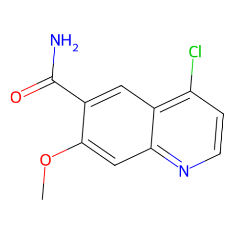 4-氯-7-甲氧基喹啉-6-甲酰胺,4-chloro-7-methoxyquinoline-6-carboxamide