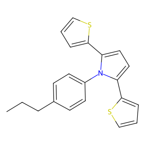 1-(4-丙基苯基)-2,5-二(2-噻吩基)-1H-吡咯,1-(4-Propylphenyl)-2,5-di(2-thienyl)-1H-pyrrole