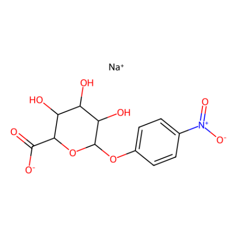 4-硝基苯基-β-D-葡萄糖醛酸钠盐,4-Nitrophenyl-β-D-glucuronic acid, Sodium Salt
