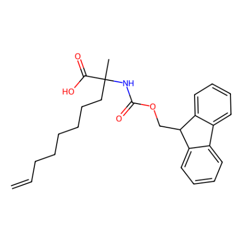 (2S)-2-N-芴甲氧羰基氨基-2-甲基-9-癸烯酸,(S)-2-((((9H-Fluoren-9-yl)methoxy)carbonyl)amino)-2-methyldec-9-enoic acid