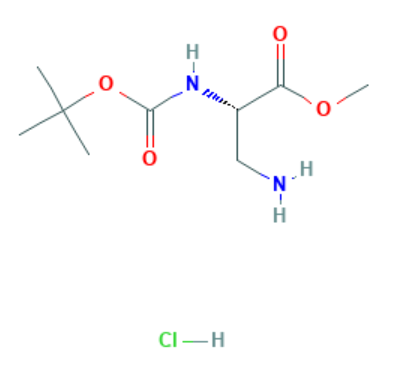 (S)-3-氨基-2-((叔丁氧羰基)氨基)丙酸甲酯盐酸盐,(S)-Methyl 3-amino-2-((tert-butoxycarbonyl)amino)propanoate hydrochloride