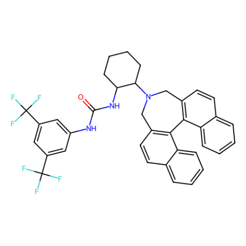 N-[3,5-双(三氟甲基)苯基]-N'-[(1R,2R)-2-[(11bR)-3,5-二氢-4H-联萘[2,1-c:1',2'-e]氮杂卓-4-基]环己基]脲,N-[3,5-Bis(trifluoromethyl)phenyl]-N'-[(1R,2R)-2-[(11bR)-3,5-dihydro-4H-dinaphth[2,1-c:1',2'-e]azepin-4-yl]cyclohexyl]urea