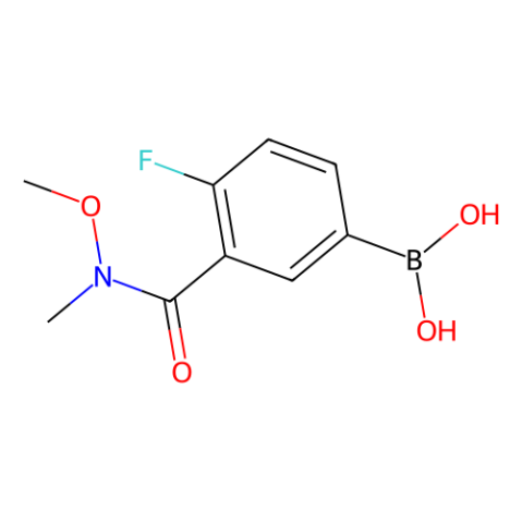 N-甲氧基-N-甲基5-硼基-2-氟苯甲酰胺,N-Methoxy-N-methyl 5-borono-2-fluorobenzamide