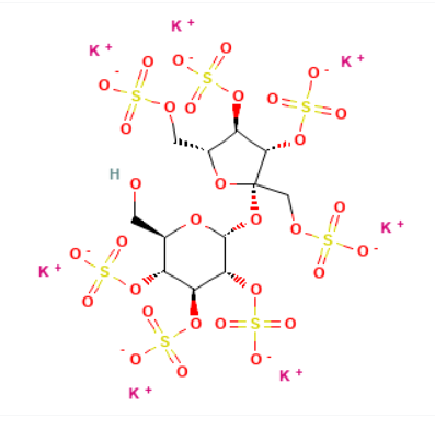 蔗糖七硫酸钾盐,Sucrose Heptasulfate, Potassium Salt