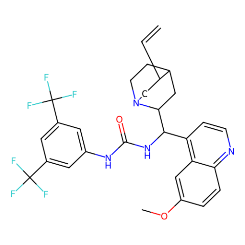 N-[3,5-雙(三氟甲基)苯基]-N'-[(8α,9S)-6'-甲氧基辛可寧-9-基]脲,N-[3,5-Bis(trifluoromethyl)phenyl]-N'-[(8α,9S)-6'-methoxycinchonan-9-yl]urea