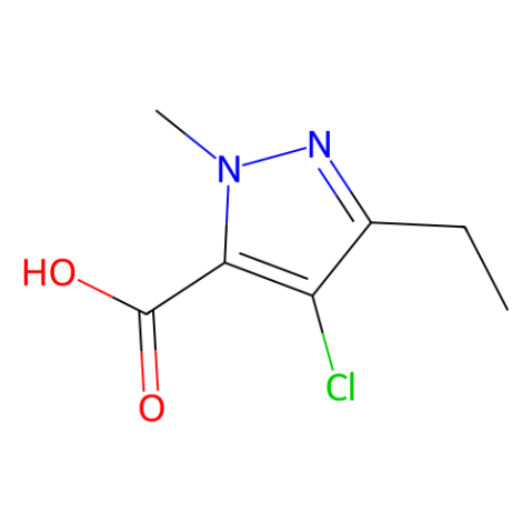4-氯-3-乙基-1-甲基-1H-吡唑-5-甲酸,4-Chloro-3-ethyl-1-methyl-1H-pyrazole-5-carboxylic acid