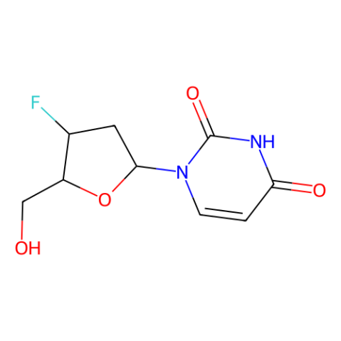 2'，3'-二脱氧-3'-氟尿苷,2′,3′-Dideoxy-3′-fluorouridine