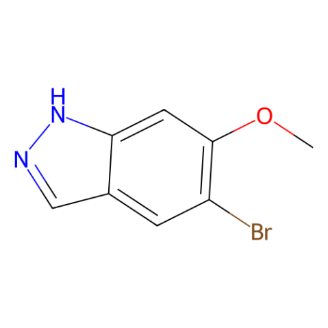 5-溴-6-甲氧基-1 H -吲唑,5-Bromo-6-methoxy-1H-indazole