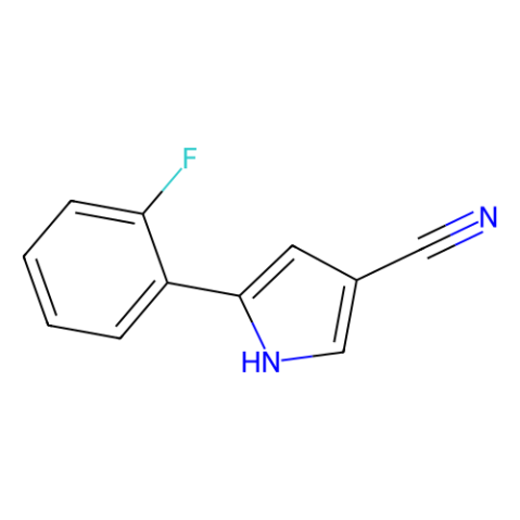 5-(2-氟苯基)-1H-吡咯-3-甲腈,5-(2-fluorophenyl)-1H-pyrrole-3-carbonitrile