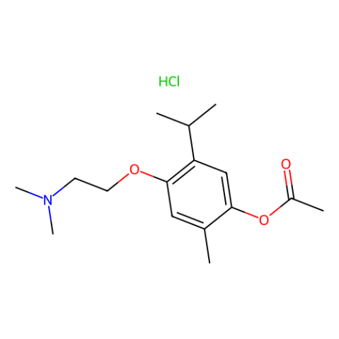 4-(2-二甲氨基乙氧基)-5-异丙基-2-甲基酯盐酸盐,Moxisylyte hydrochloride