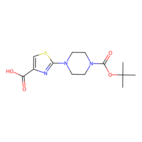 2-[1-(叔丁氧羰酰)-4-哌啶基]-1,3-噻唑-4-甲酸,2-(4-(tert-Butoxycarbonyl)piperazin-1-yl)thiazole-4-carboxylic acid