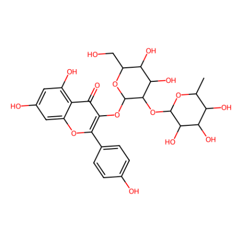 山奈酚-3-O-葡萄糖鼠李糖苷,Kaempferol-3-O-glucorhamnoside