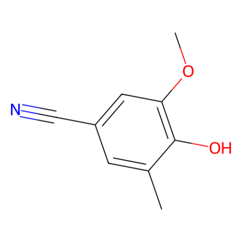 4-羥基-3-甲氧基-5-甲基芐腈,4-hydroxy-3-methoxy-5-methylbenzonitrile