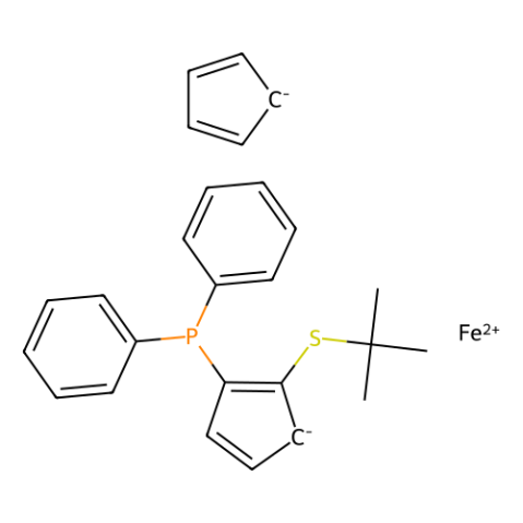 （Rp）-2-（叔丁硫基）-1-（二苯基膦基）二茂鐵,(Rp)-2-(tert-Butylthio)-1-(diphenylphosphino)ferrocene